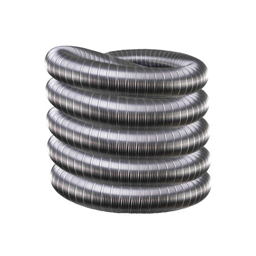 Tubo flexible de acero inoxidable doble pared 80 mm 10 metros