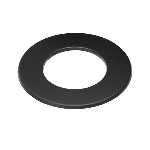 Rosetón diámetro 120 mm acero de paredes gruesas negro