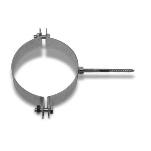 Soporte de pared diámetro 100 mm Acero galvanizado