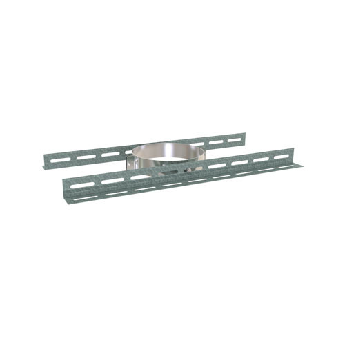 Soporte suelo largo pared simple 125 mm