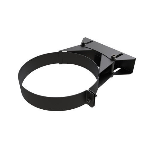 Soporte de pared 50-90 mm extra fuerte negro mate Ø 250 mm Soporte de pared 50-90 mm extra fuerte negro mate Ø 250 mm