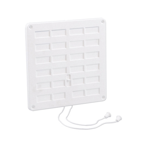 Rejilla de ventilación bloqueable 200x200mm blanca
