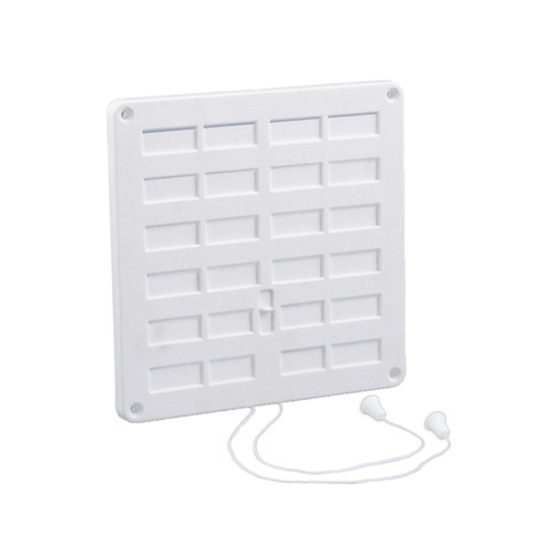 Rejilla de ventilación bloqueable 300x300mm blanca