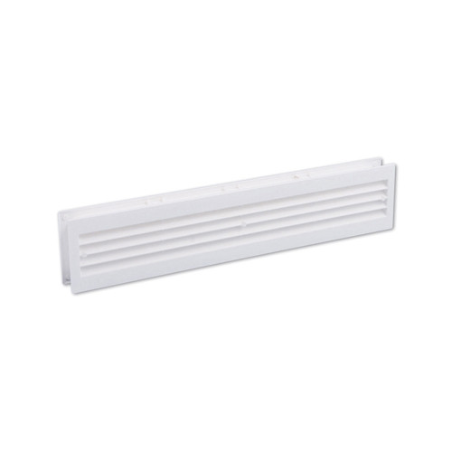 Rejilla ventilación puerta plastico 455x90mm blanca