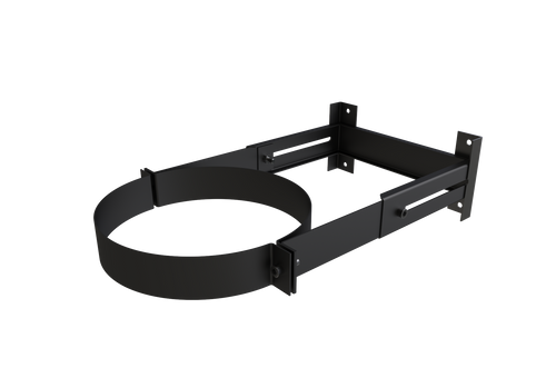 Soporte mural regulable 210-300 mm para SP 130 mm y DP 80 mm negro mate