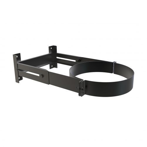 Soporte de pared orientable 80-180 mm para PS 80 mm negro