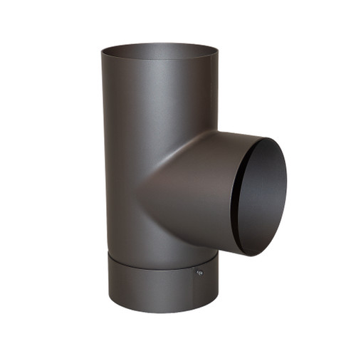 Codo Te de 90°  Hembra con Tapón Ø 150 mm Gris 