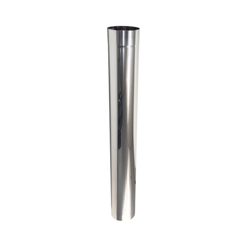 Conexión de tubo de estufa 100 cm Ø 125 mm SP acero inoxidable
