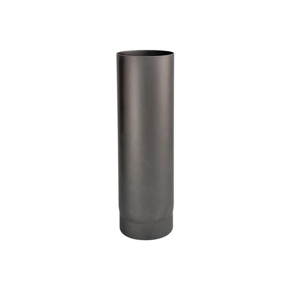 Tubo de 50 cm de diámetro 130 mm gris acero de pared gruesa