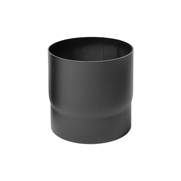 Tubo de 15 cm de diámetro de 150 mm de acero de pared gruesa negro