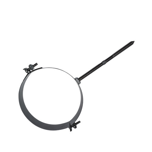 Soporte de pared negro universal 150 mm