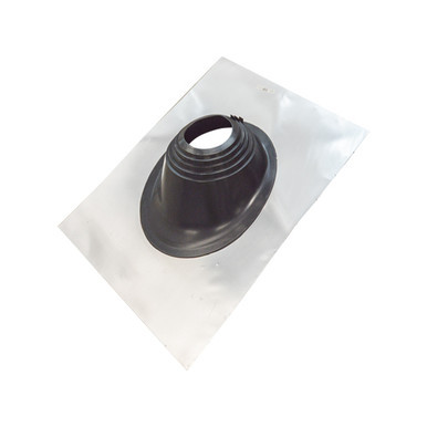 Pasatejados Flexible de EPDM 20-45° con placa de Aluminio para Ø 75-200 mm Negro