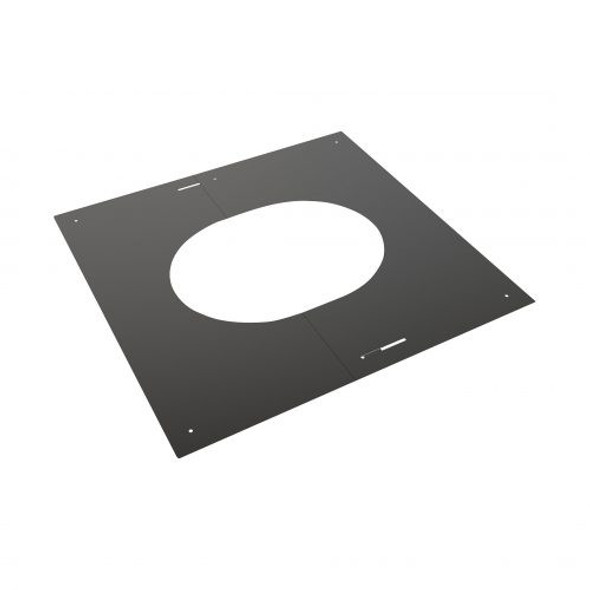 Tapa 45-60° para SP 175 mm y DP 125 mm negro mate