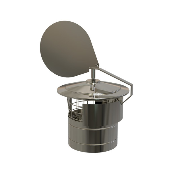 Caperuza giratoria para doble pared Ø 100 mm