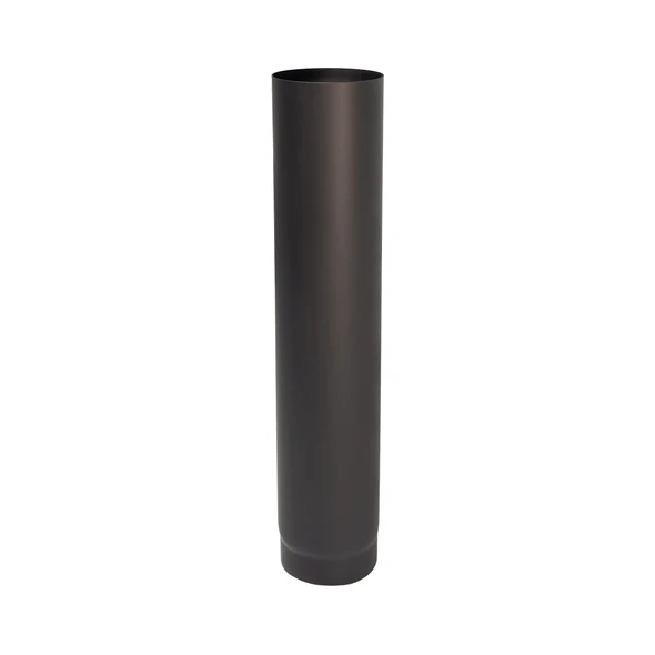 Tubo de 75 cm de diámetro de 130 mm de acero de pared gruesa negro