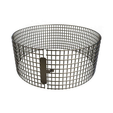 Malla metálica para capota de Ø 80 mm negro