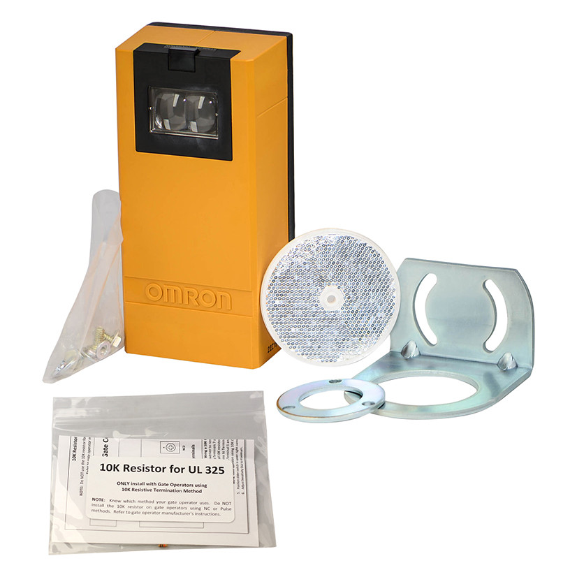 Omron E3K with 10k Resistor Reflective Photobeam Sensor
