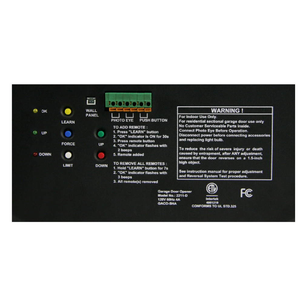 Guardian MODEL 628 PRO SERIES Garage Door Opener