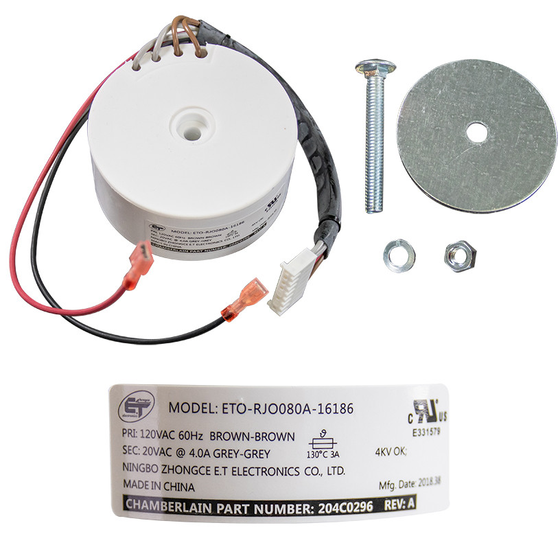 LiftMaster 041D0296 12 Volt Garage Door Transformer for RJO Operators