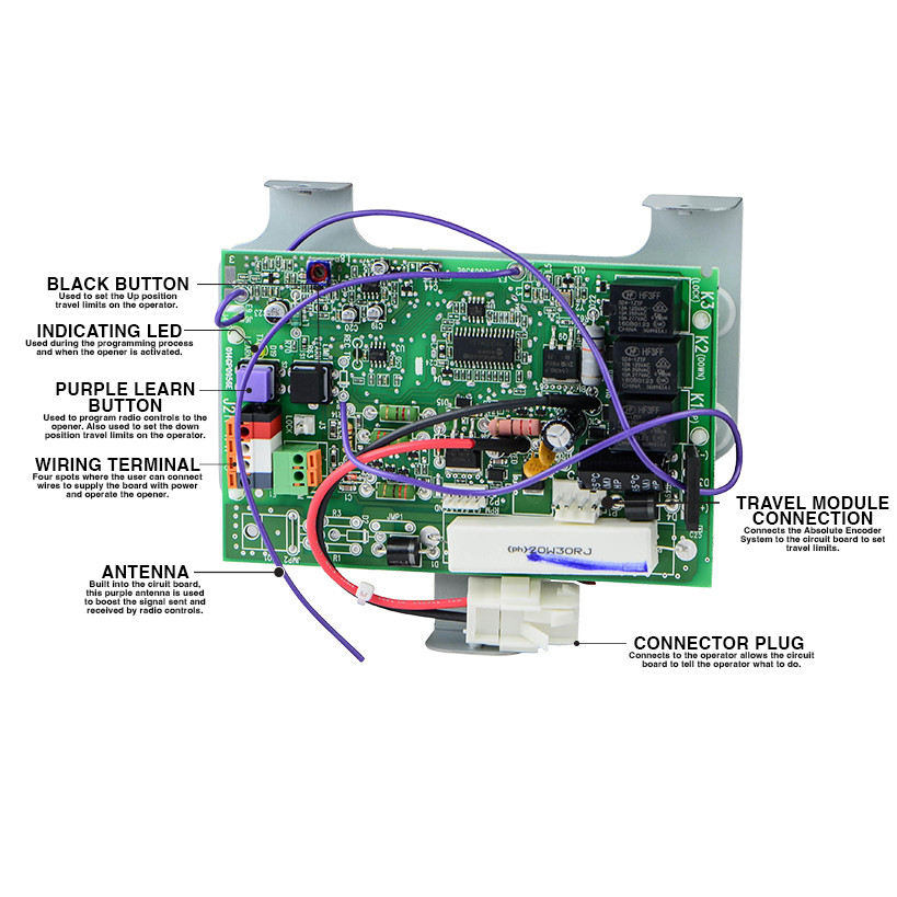 ラムコページ LiftMaster Chamberlain 41DJ001 Garage Door Opener Circuit Board