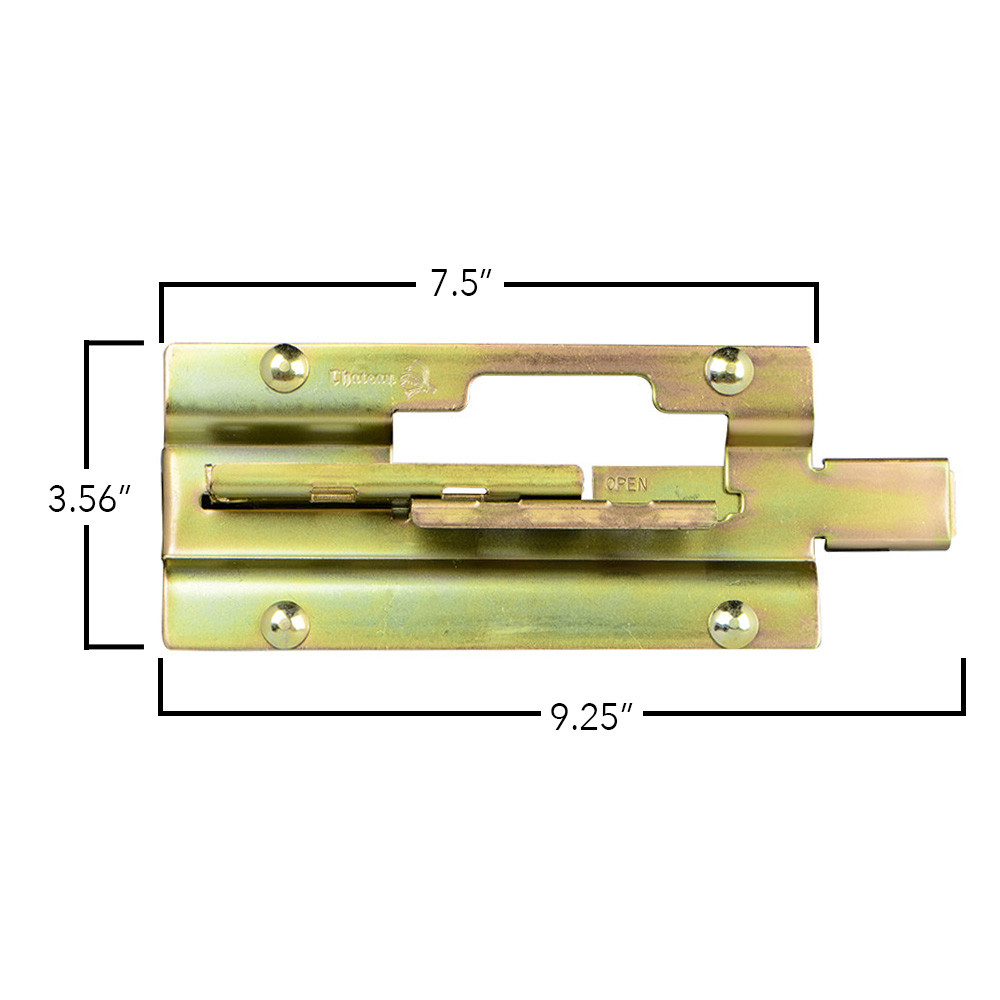 Chateau C-DL-1 Mini Warehouse Four Bolt Garage Door Latch