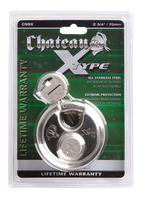 Chateau C-99X-CD-KD X-Type Weather Resistant Disc Lock (keyed