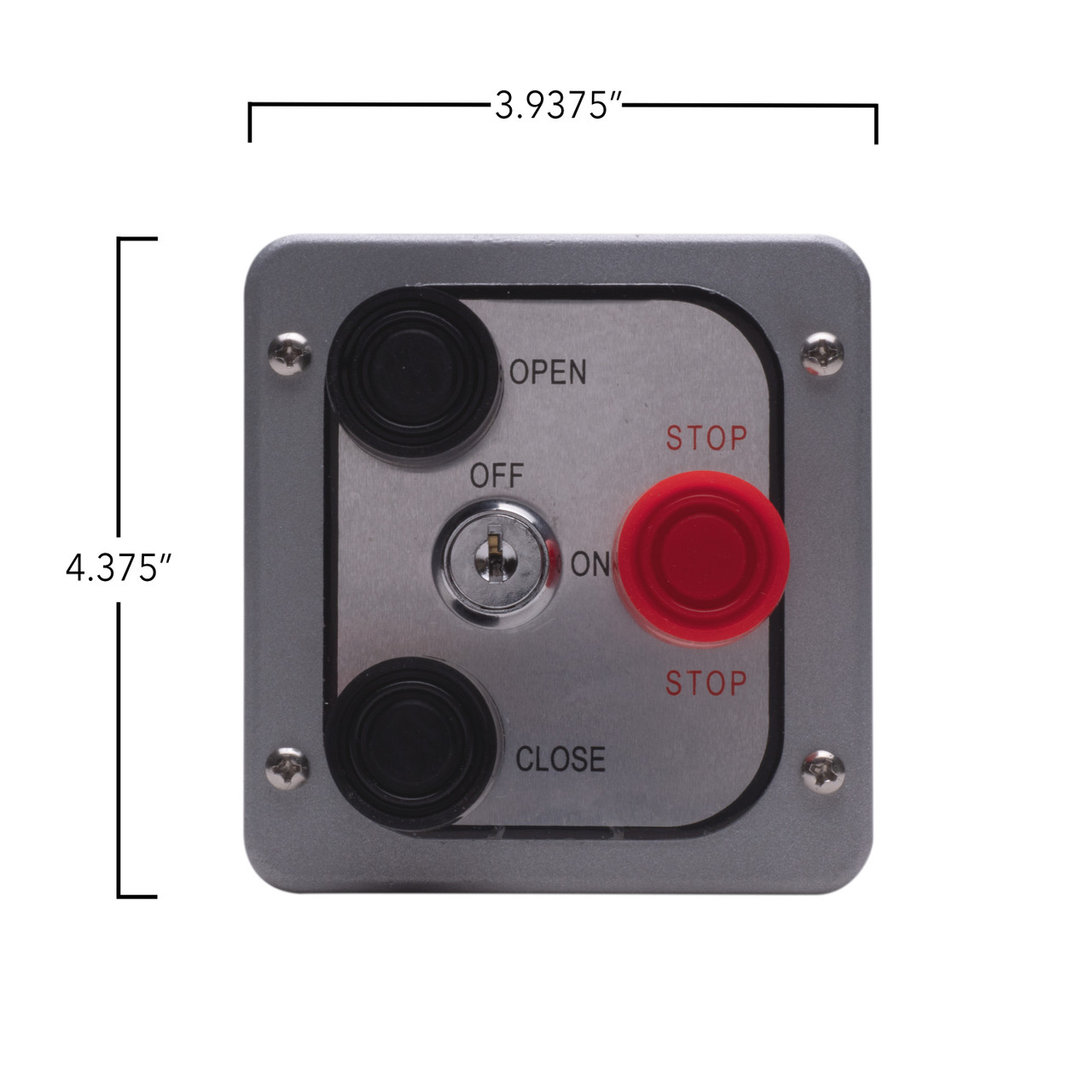 3BXL Three Button Surface Mount Exterior Control Station with