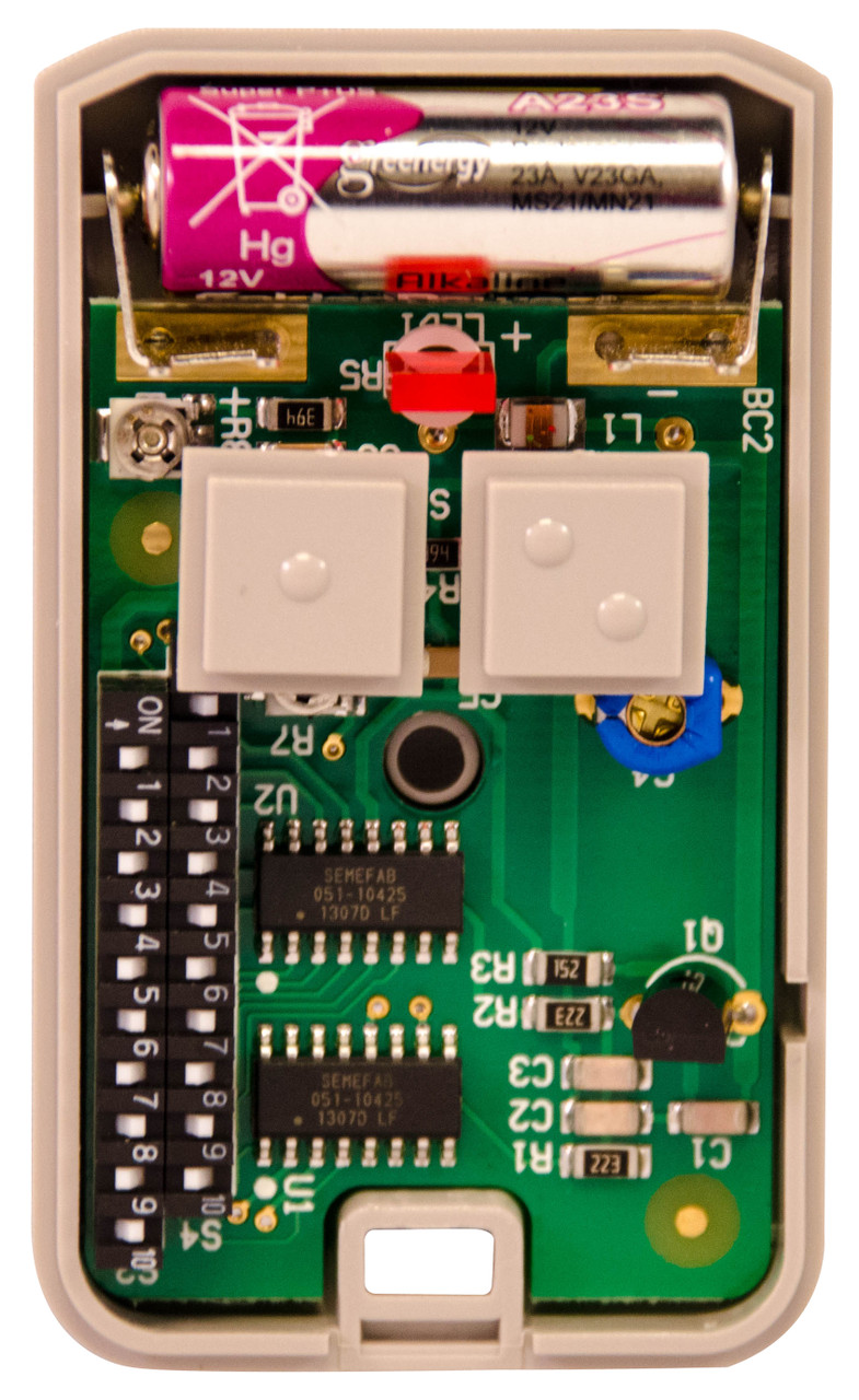 Linear Multi Code 3083 300 MHz 2-Channel Mini Transmitter