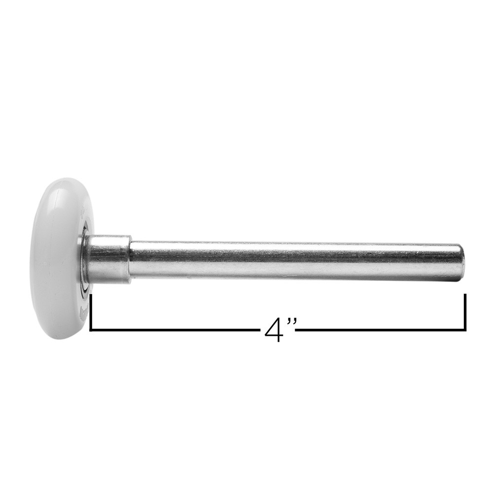 Durable White Nylon Garage Door Roller, 2
