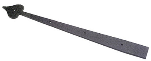 Rough Iron Strap Hinge, 18 3/4" Decorative Garage Door Hardware