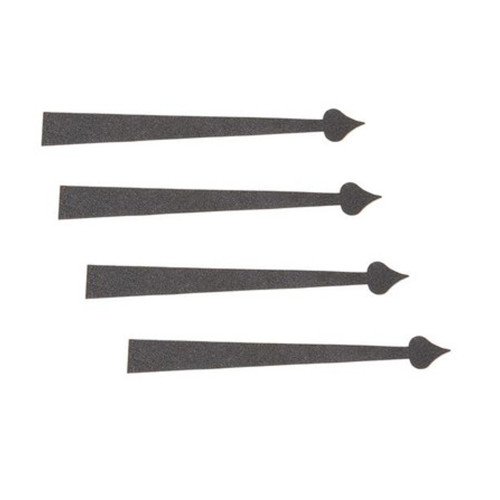 Magnetic Strap Hinge, 24" Decorative Garage Door Hardware - Set of 4