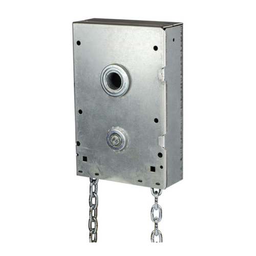 Chain Hoist Shaft Mount Garage Door - 1in Solid Keyed Shaft