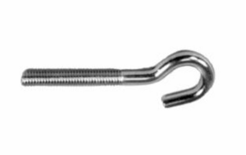 Open End I Bolt, Single Door 5/16"-18 x 3-3/4", 100/Box