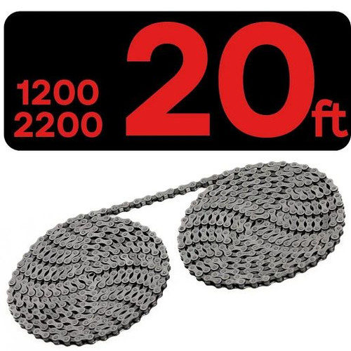 Chain Pack #41 1200 and 2200lbs Maxum 20' L-Rail