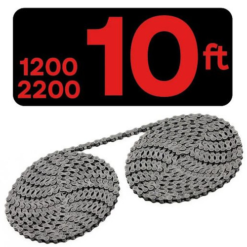 Chain Pack #41 1200 and 2200lbs Maxum 10' L-Rail