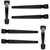 Signature Black Decorative Hardware for Garage Doors