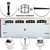 Signature Black Decorative Hardware for Garage Doors