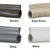 Action Industries Slim-Line Vinyl Bulb Seal