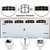 Coach House Accents Signature Decor Garage Door Window Overlay  - 2 pack