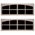 Coach House Accents Signature Decor Garage Door Window Overlay  - 2 pack