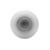 2 Inch Roller, White Nylon, 13 Ball , 4" Stem, with Cap