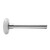 2 Inch Roller, White Nylon, 13 Ball , 4" Stem, with Cap
