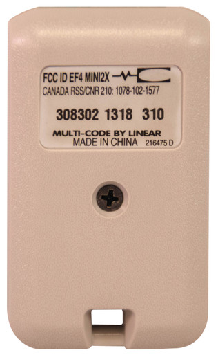 【ma】 Linear Multi Code Stanley 310 MHz Gate and Garage Door Opener Mini