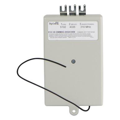 Digi-Code DC5102 3-Tab Garage Door Opener Receiver 310Mhz
