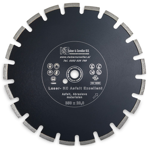Diamant Asfaltzaagblad Excellent 350x20mm