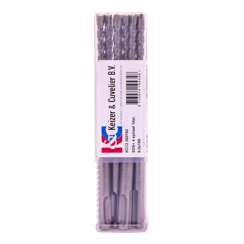 SDS+ boor 4 spiraal 6x160 10st./koker OUTLET