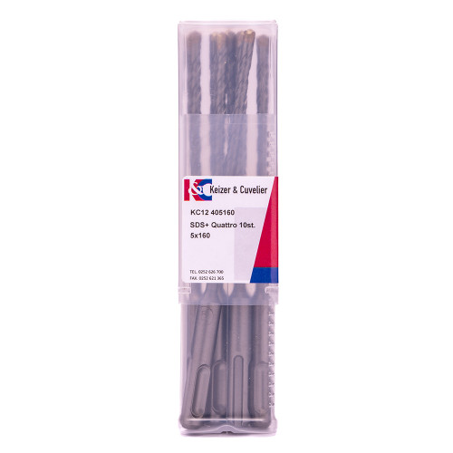 SDS+ Hamerboor 4 snijders 5x160 10st/K OUTLET