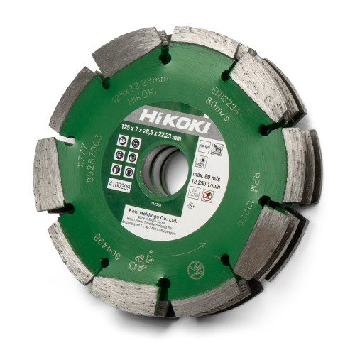 Diamantblad 125mm voor 30mm sleuven OUTLET