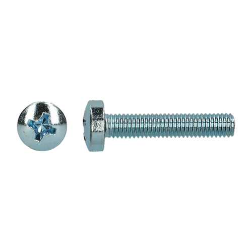 Metaalschroef Cilinderkop M6x20mm PZ2