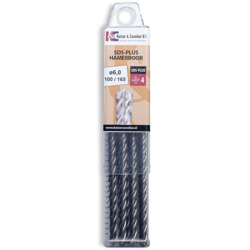 SDS+ Boor 4-snijder 6x165mm SDS+ Boor 4-snijder 6x165mm